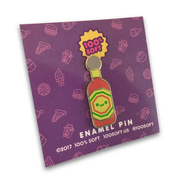 100% Soft - "Lil Cholula" Enamel Pin