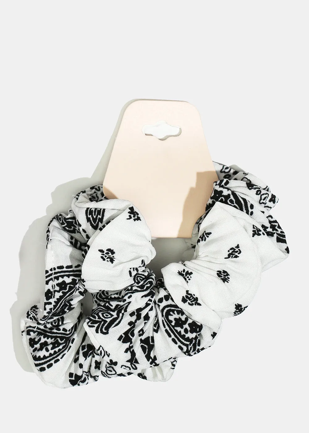 2-Piece Flower Print Scrunchies
