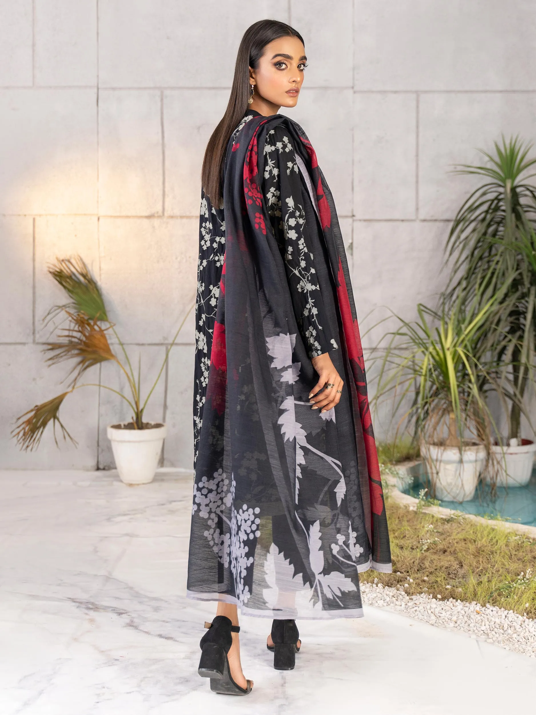 2 Piece Jacquard Suit-Embroidered (Unstitched)