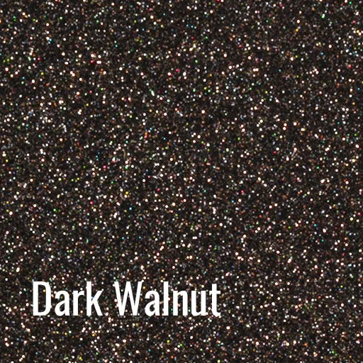 20" Dark Walnut Siser Glitter Heat Transfer Vinyl (HTV)