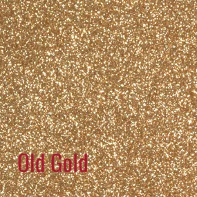 20" Old Gold Siser Glitter Heat Transfer Vinyl (HTV)