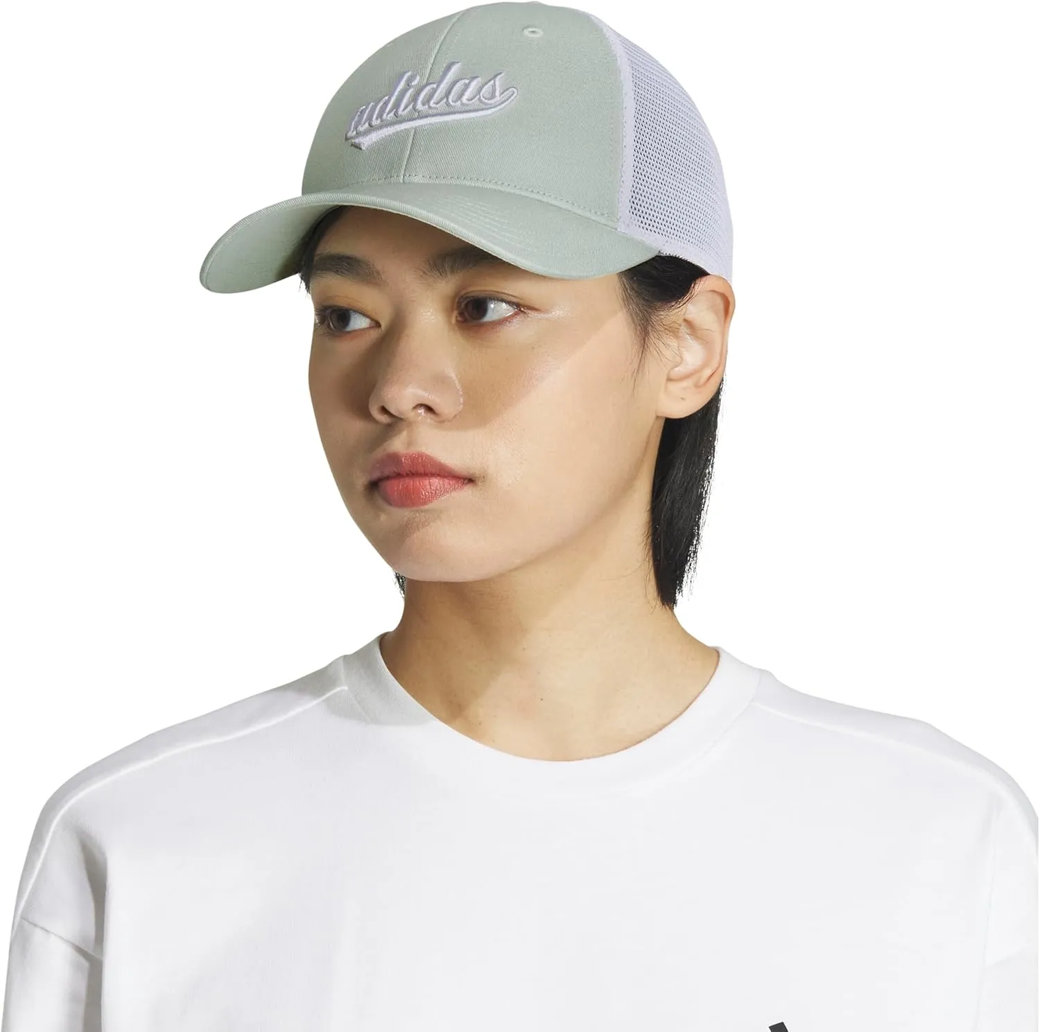 adidas Women's Mesh Back Snapback Cap Adjustable Fit Trucker Hat