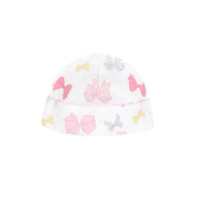 All Bows Printed Hat | Baby Girl