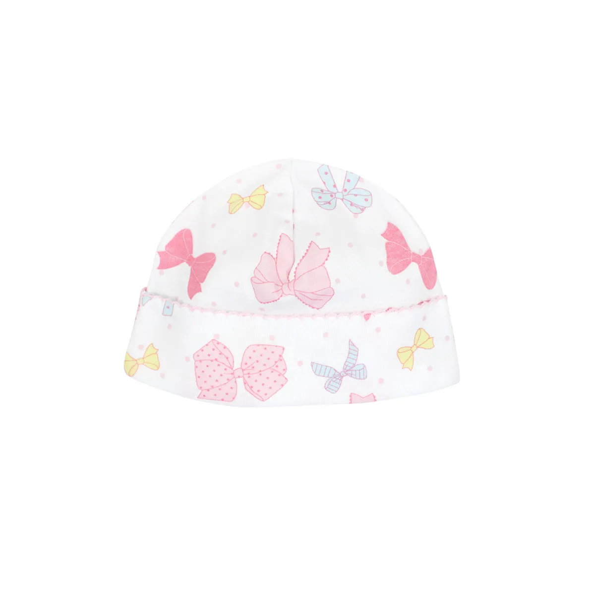 All Bows Printed Hat | Baby Girl
