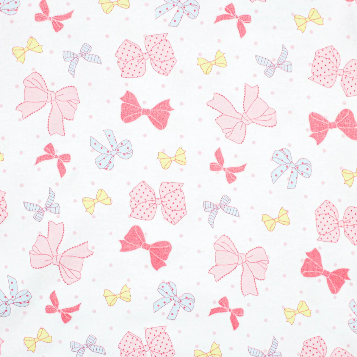All Bows Printed Hat | Baby Girl