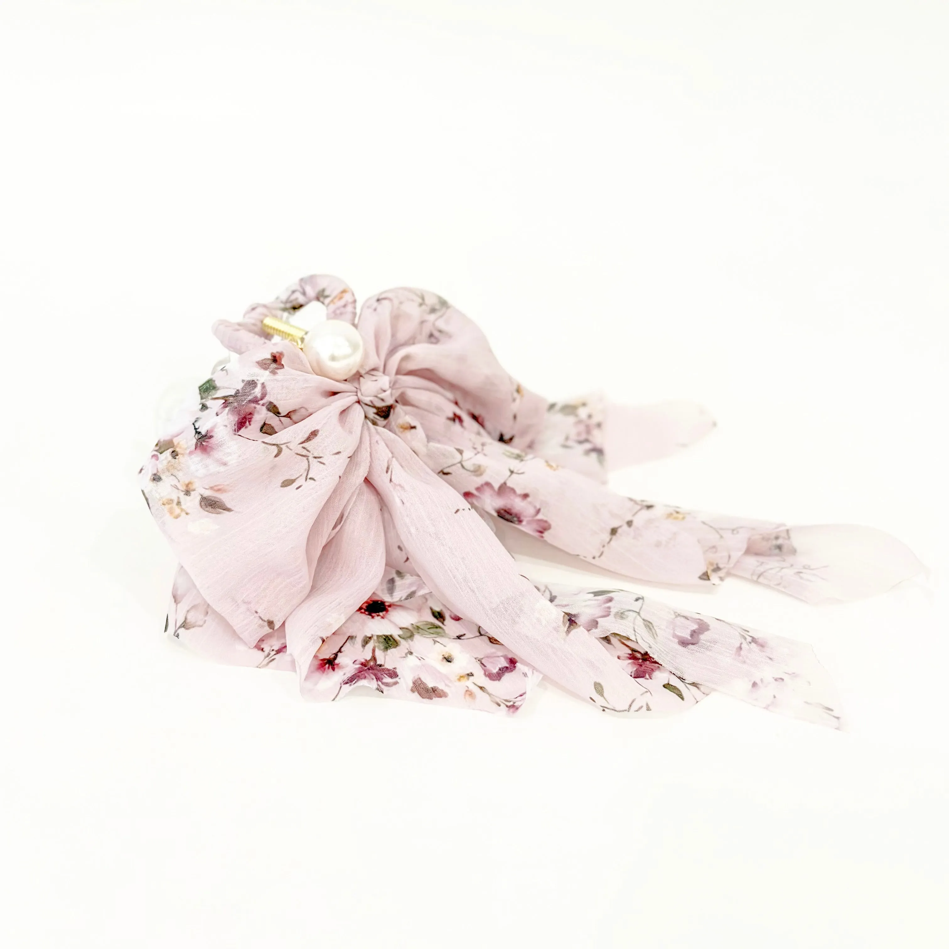 Anemone Vinca Ribbon Hair Claw