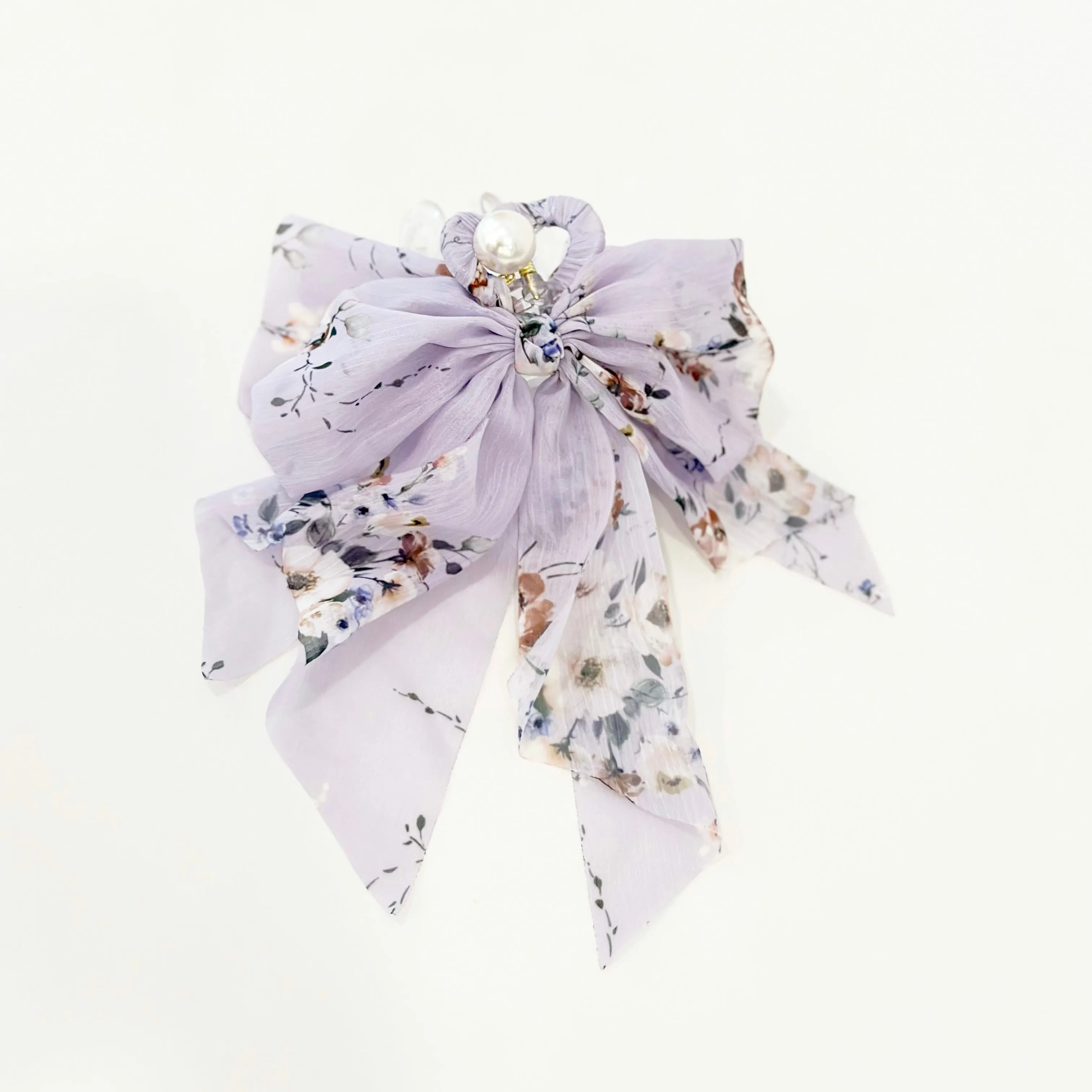 Anemone Vinca Ribbon Hair Claw