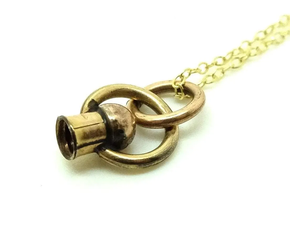 Victorian Antique Rolled Gold Glass Locket - Enhanced Title