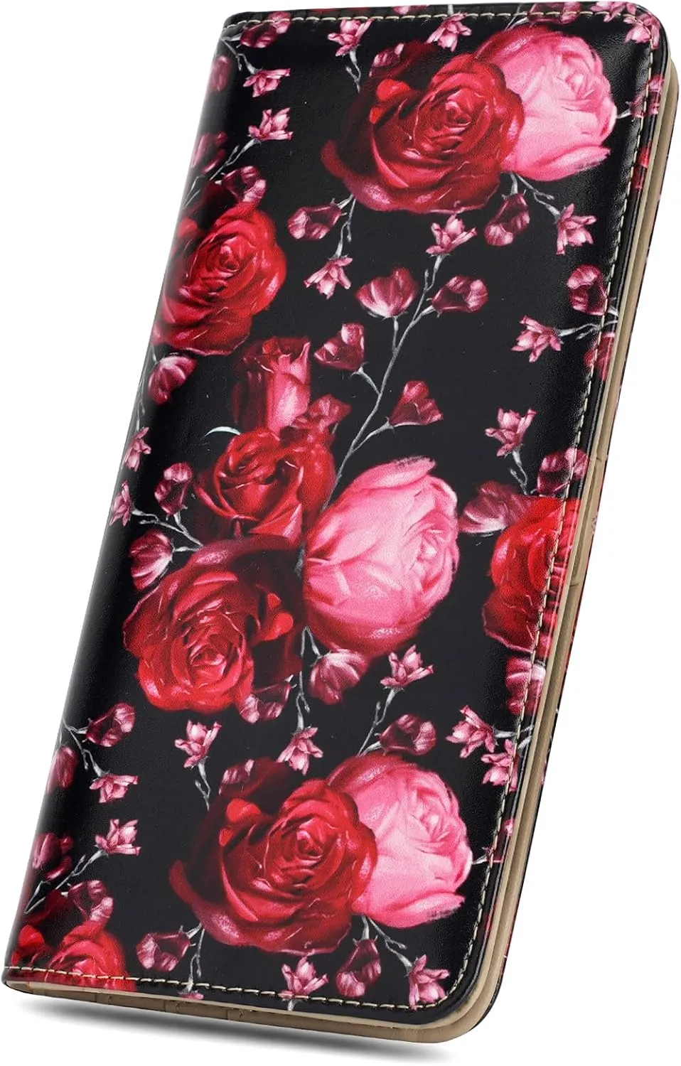 APHISON Wallet Women Ultra Slim Thin Leather Womens Wallet RFID Blocking Credit Card Holder Bifold Clutch Long Ladies Billfold