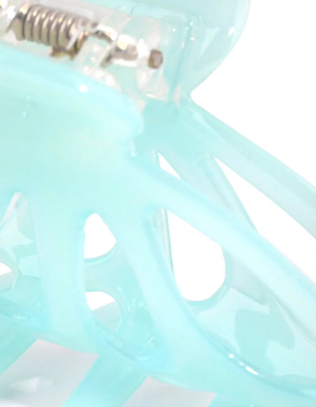 Aqua Round Acrylic Cut Out Claw