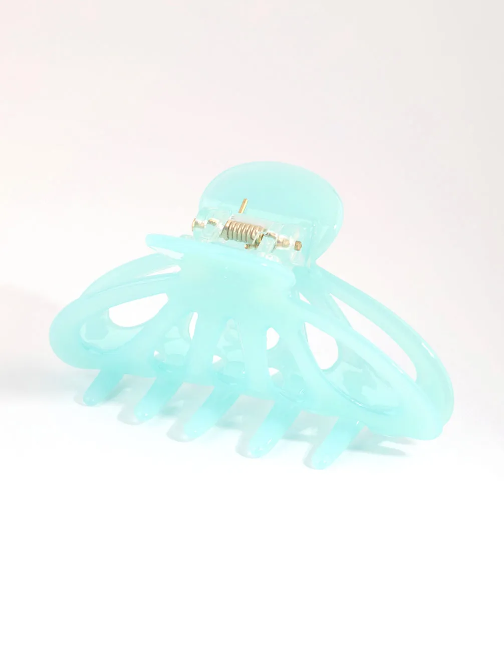 Aqua Round Acrylic Cut Out Claw