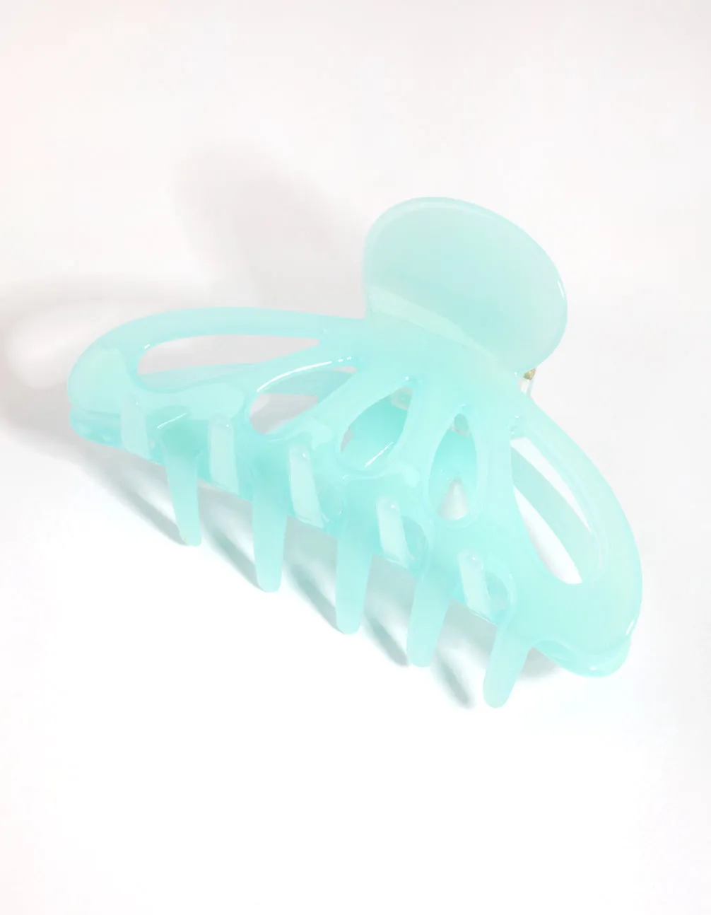 Aqua Round Acrylic Cut Out Claw