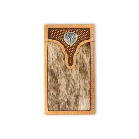 Ariat Rodeo Calf Hair Basket Weave Rodeo Wallet