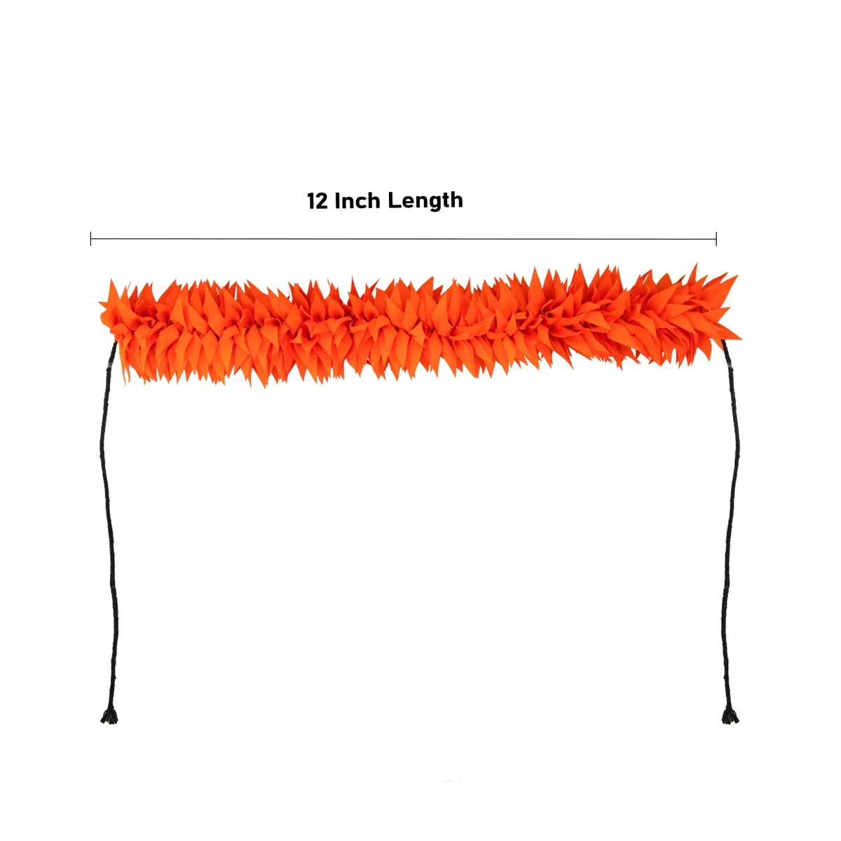 Artificial Flower - 12 Inches | Orange Colour Hair Flower/ Artificial Gajra for Deity Decor