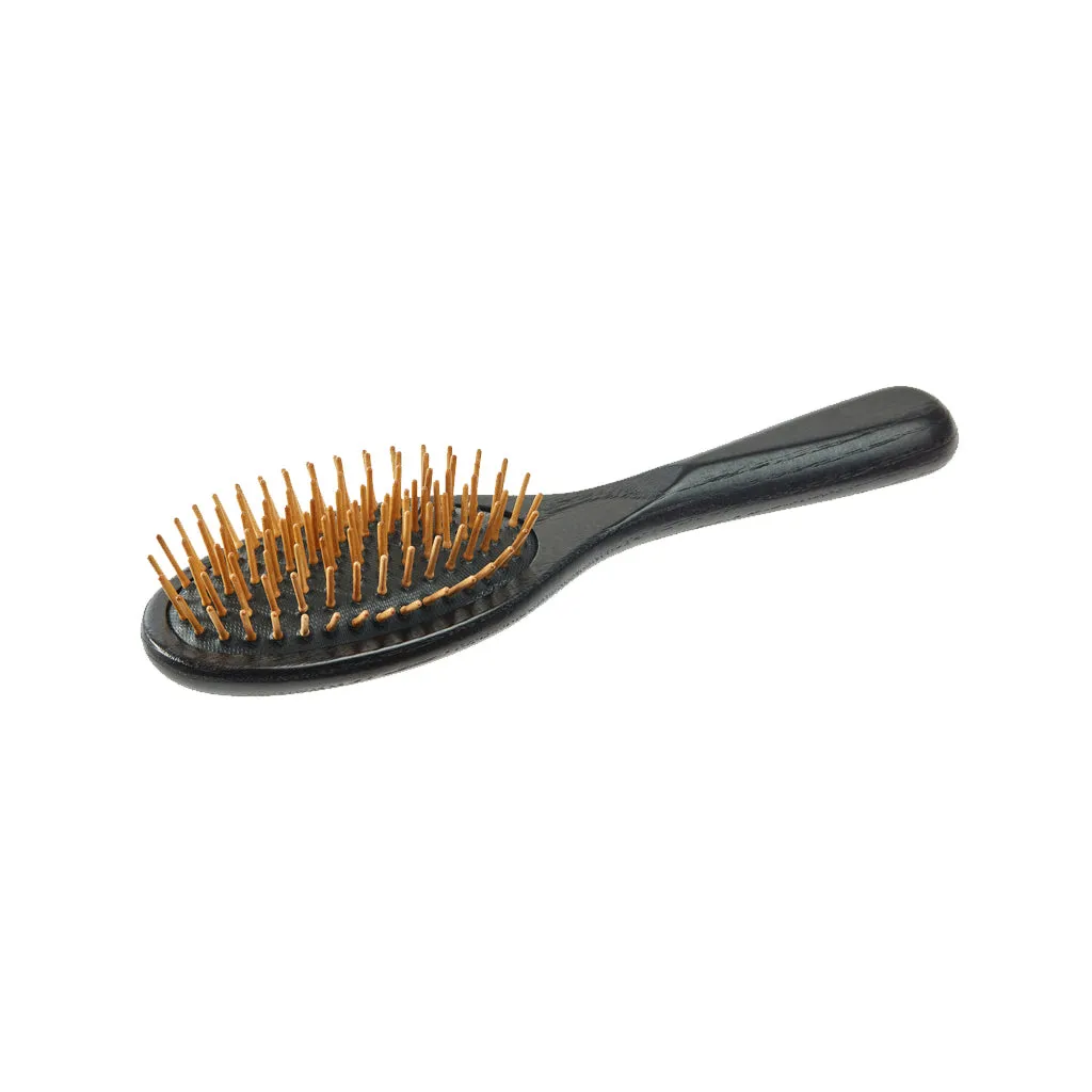 Ash Wood Cushion Hairbrush with Wood Pins