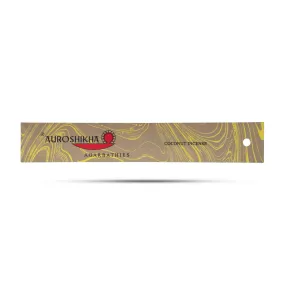 Auroshikha Premium Coconut Incense Sticks - 10g | Fragrant Agarbatti for Pooja Ceremony