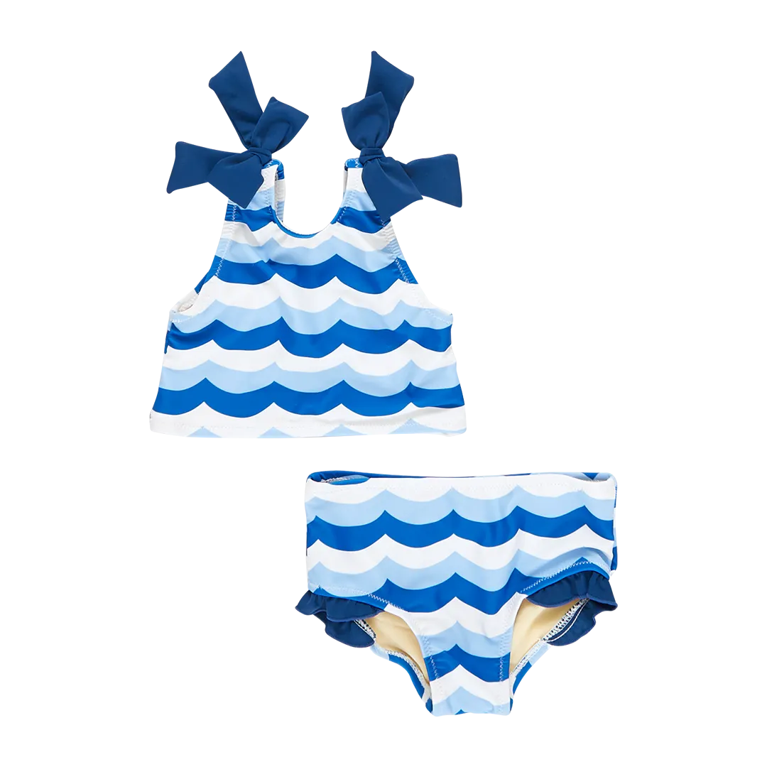Baby Girls Shelly Tankini - Ocean Waves