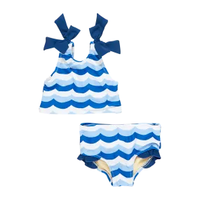 Baby Girls Shelly Tankini - Ocean Waves