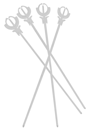 Balloon Sticks - Unprinted sample