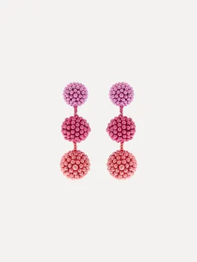 Beaded Sphere Earrings