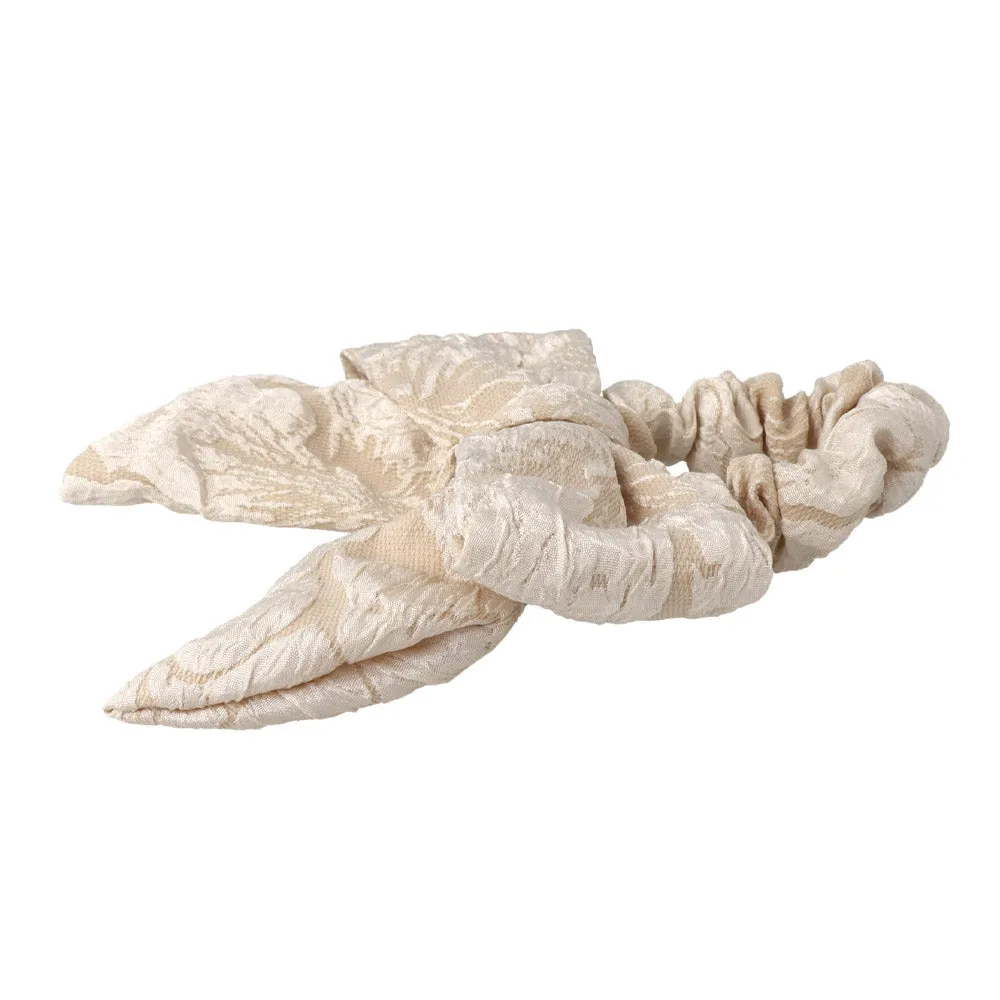 Big Floral Bow Scrunchie