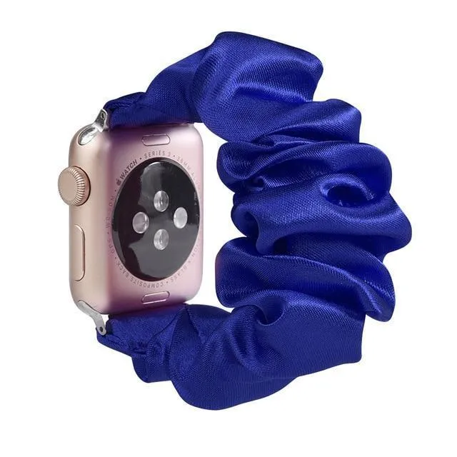 Bling shiny glitter pink striped, Apple watch 7 6 5 Elastic Watchbands