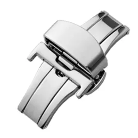 Butterfly Deployant Clasp in Silver (16mm)