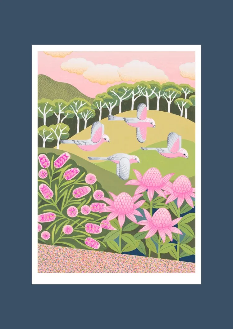 Claire Ishino Print - Enjoy the Journey
