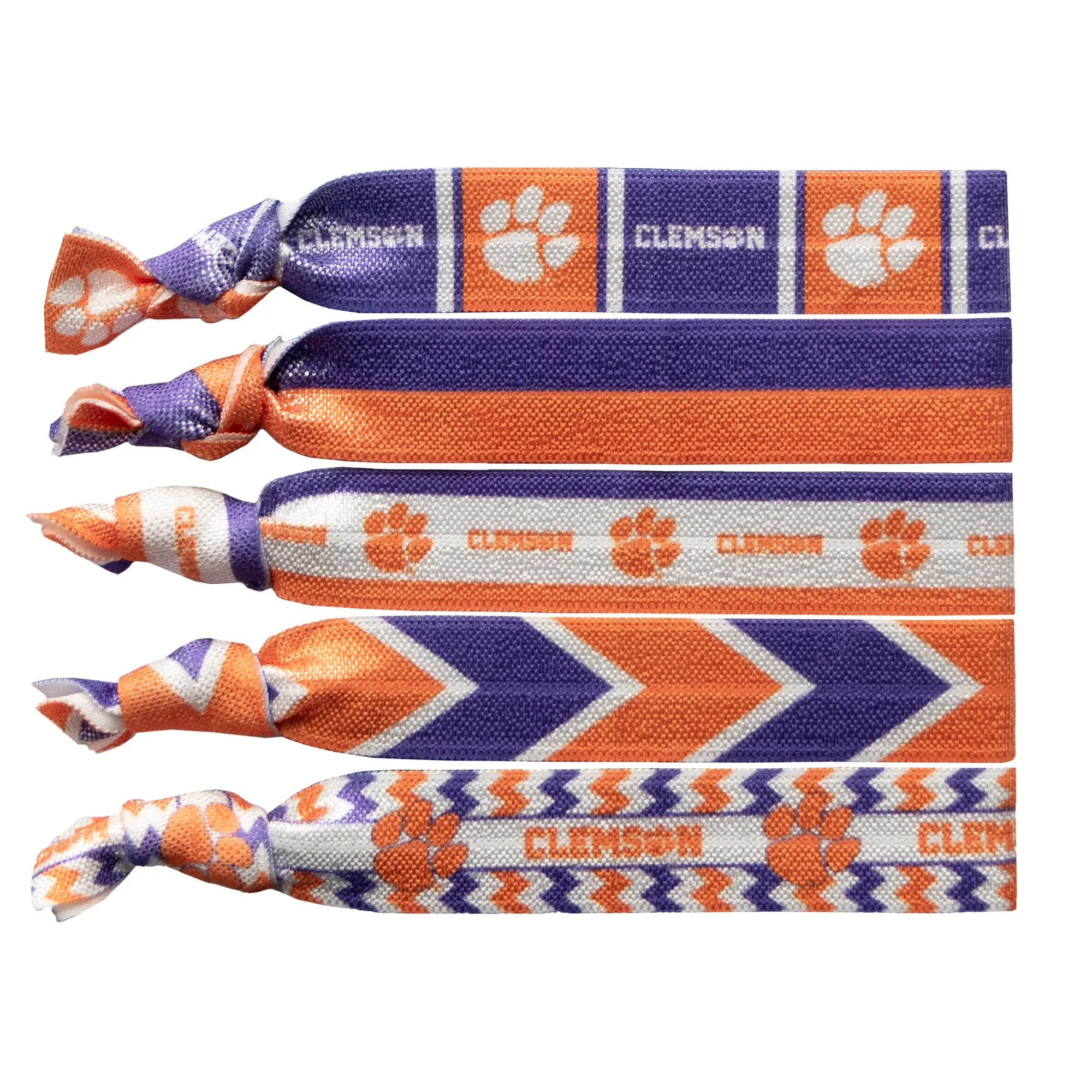 Clemson University Knotted Hair Tie