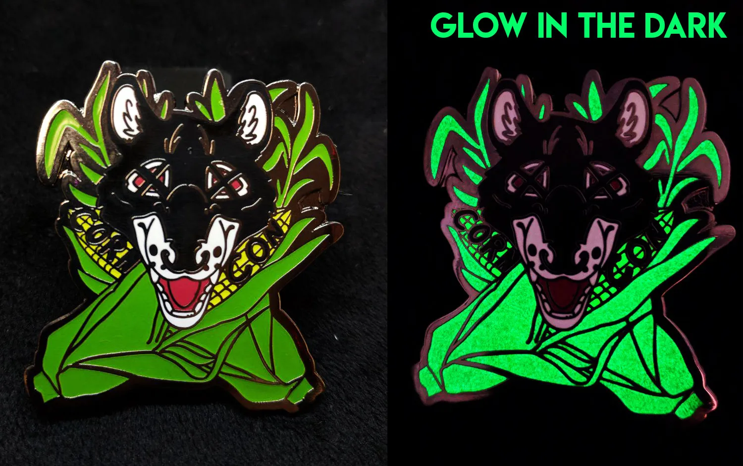 CornCon Pin (Glow in the Dark)