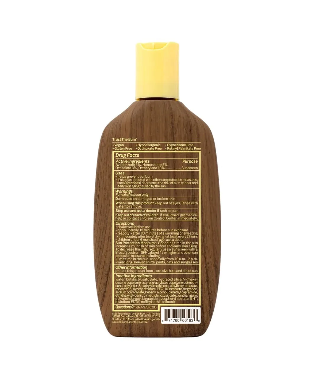 Crema de Protección Solar Sun Bum Original SPF 30
