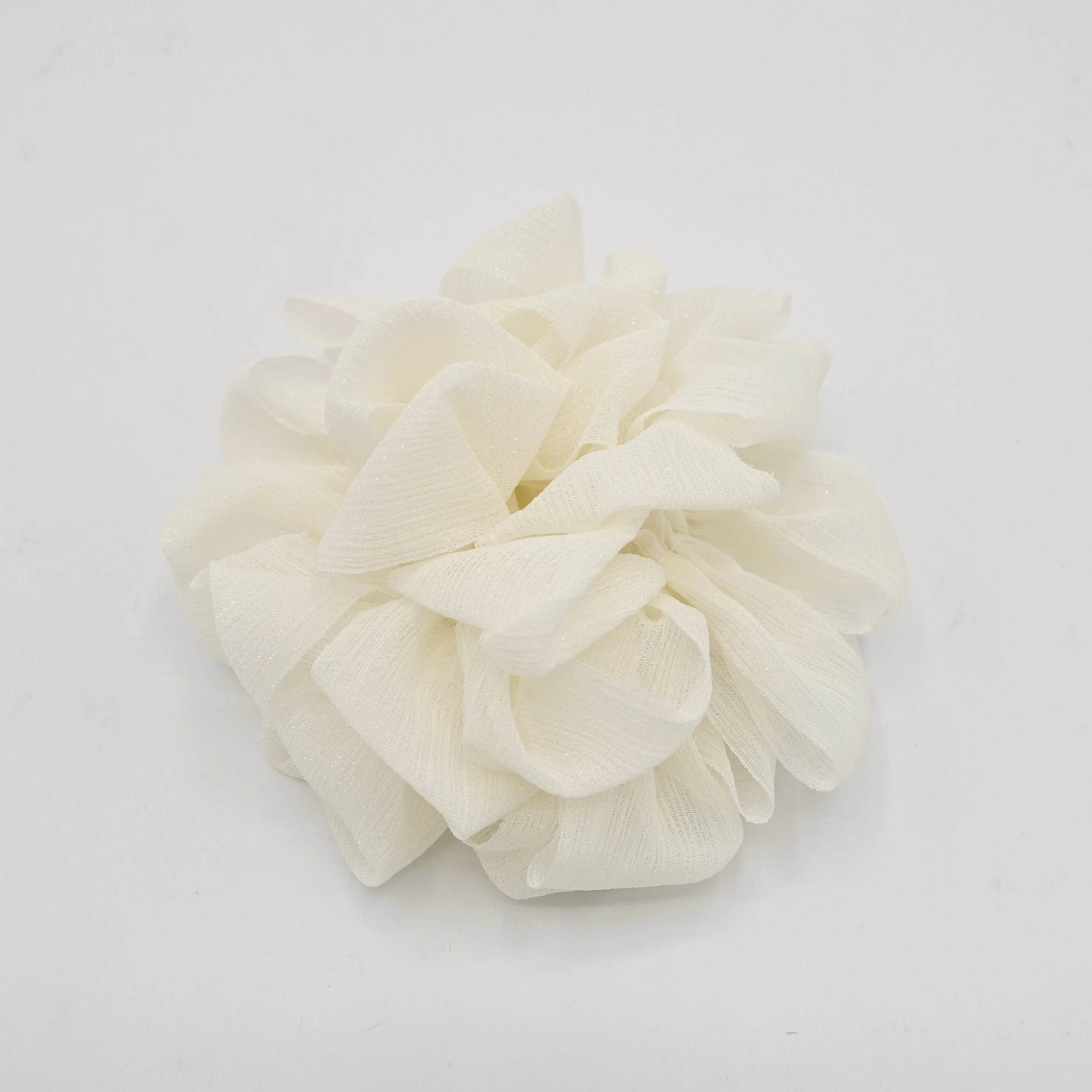 crinkled chiffon loop wave hair scrunchies women hair elastic accessory