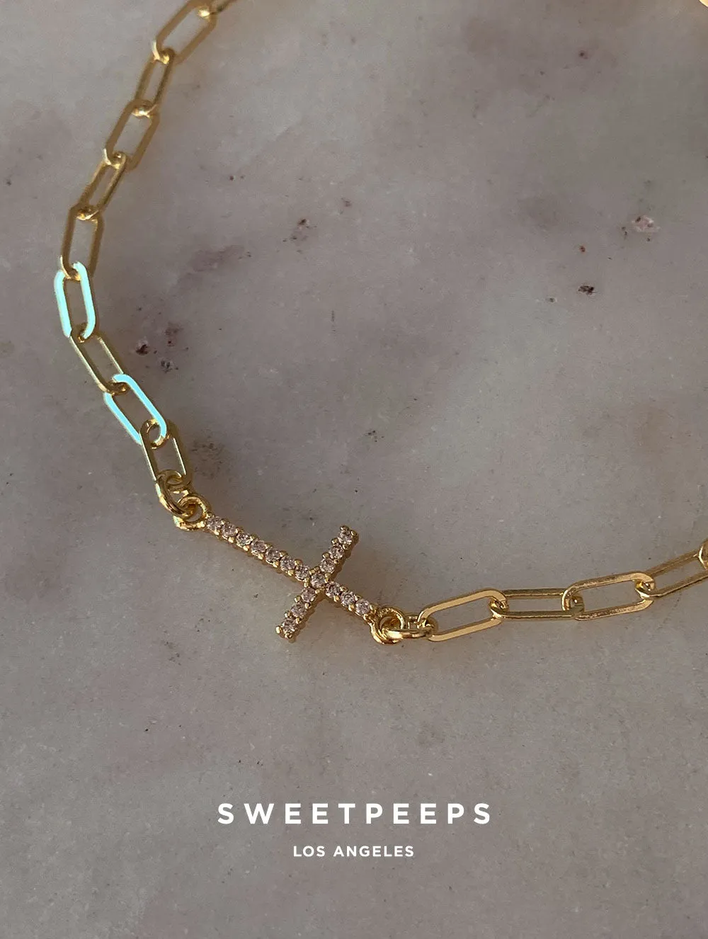 Cross Dainty Bracelet