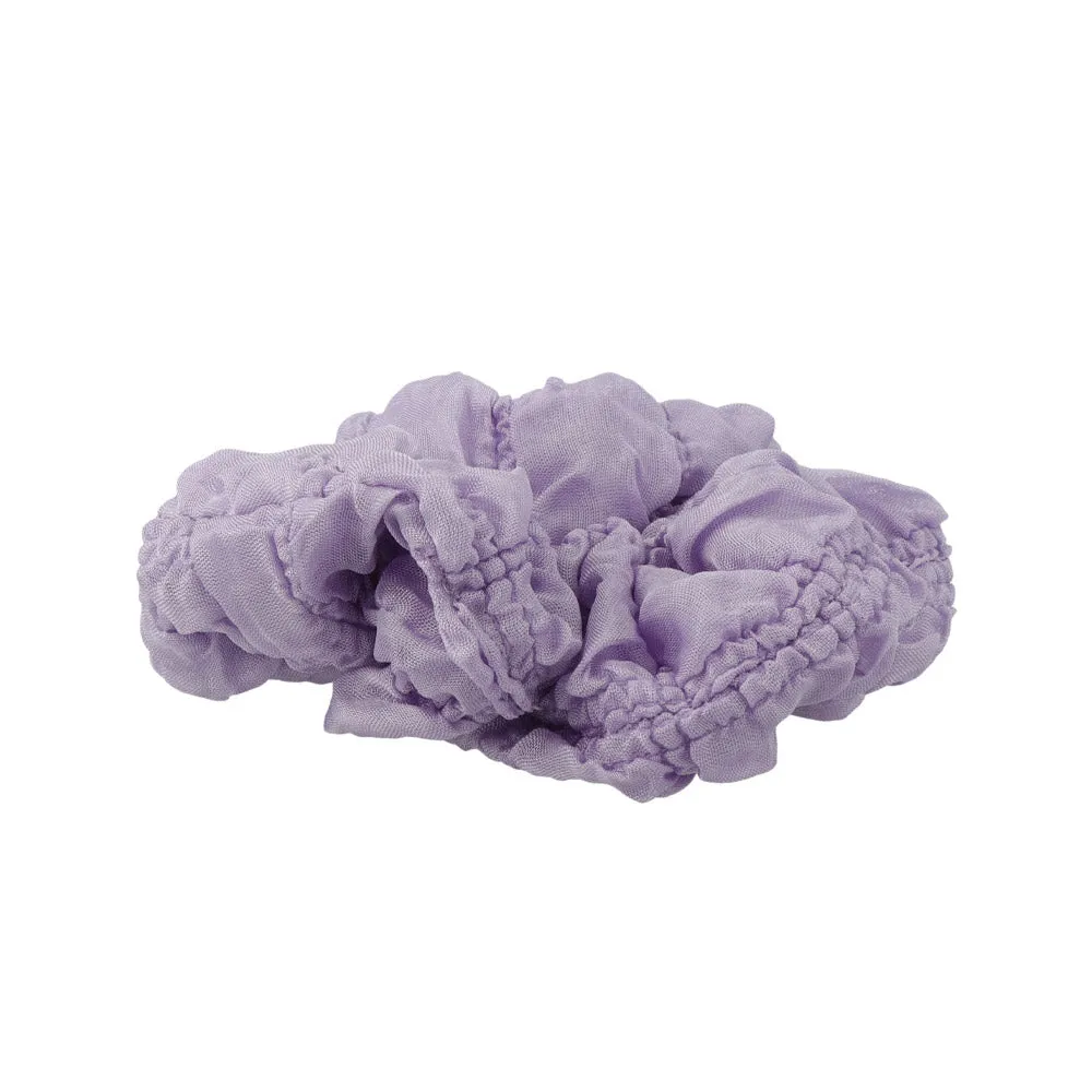 Crumpled Solid Tone Scrunchie