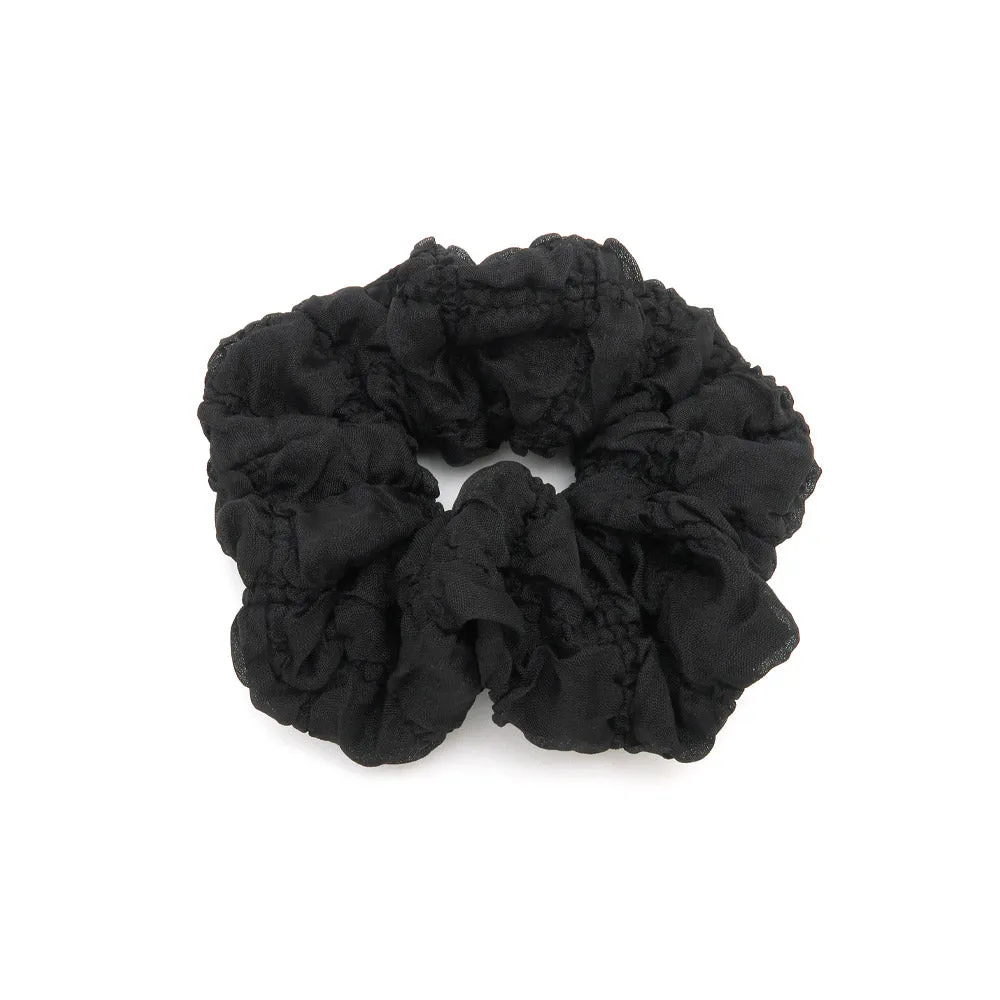 Crumpled Solid Tone Scrunchie