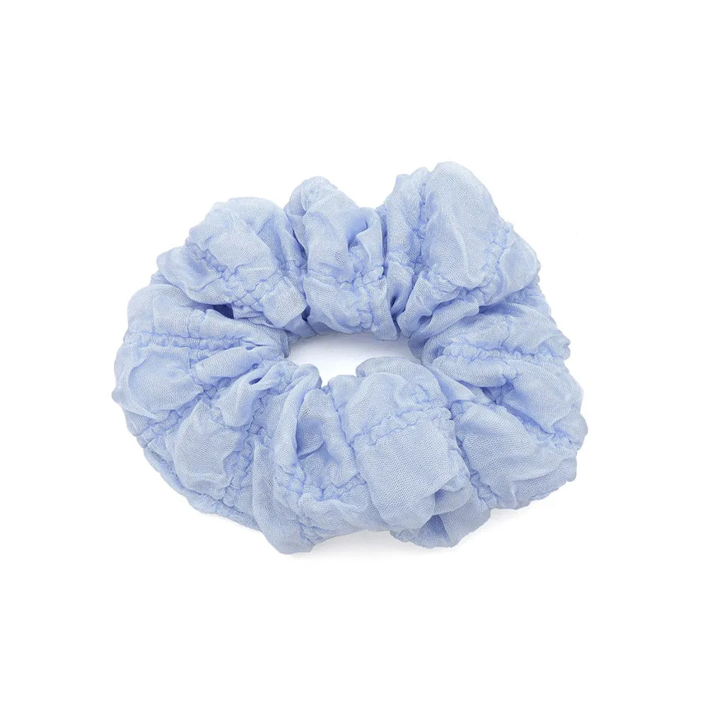 Crumpled Solid Tone Scrunchie
