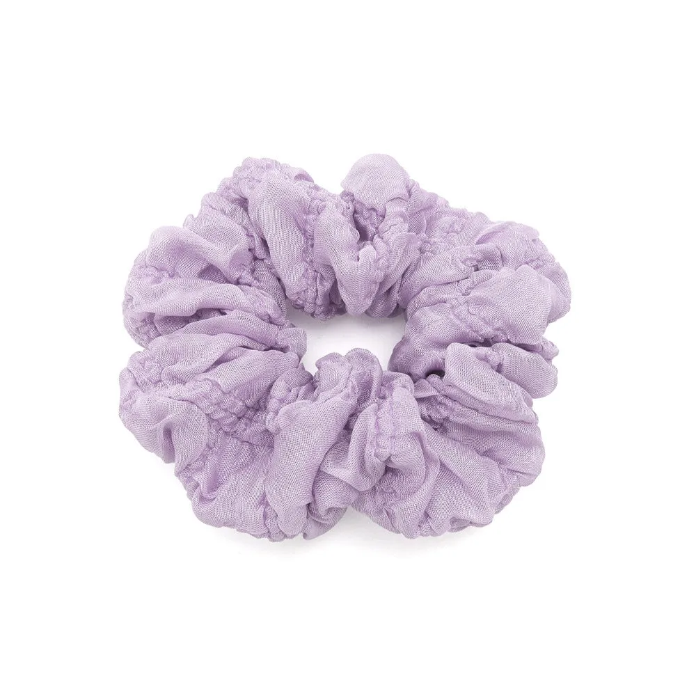 Crumpled Solid Tone Scrunchie
