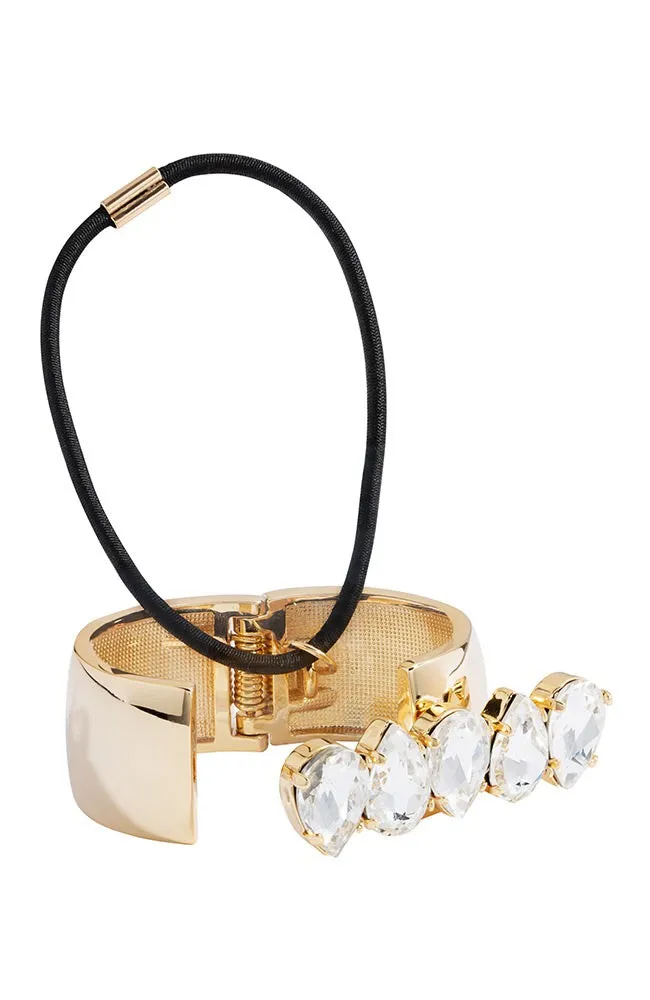 Crystal Bar Cuff Pony