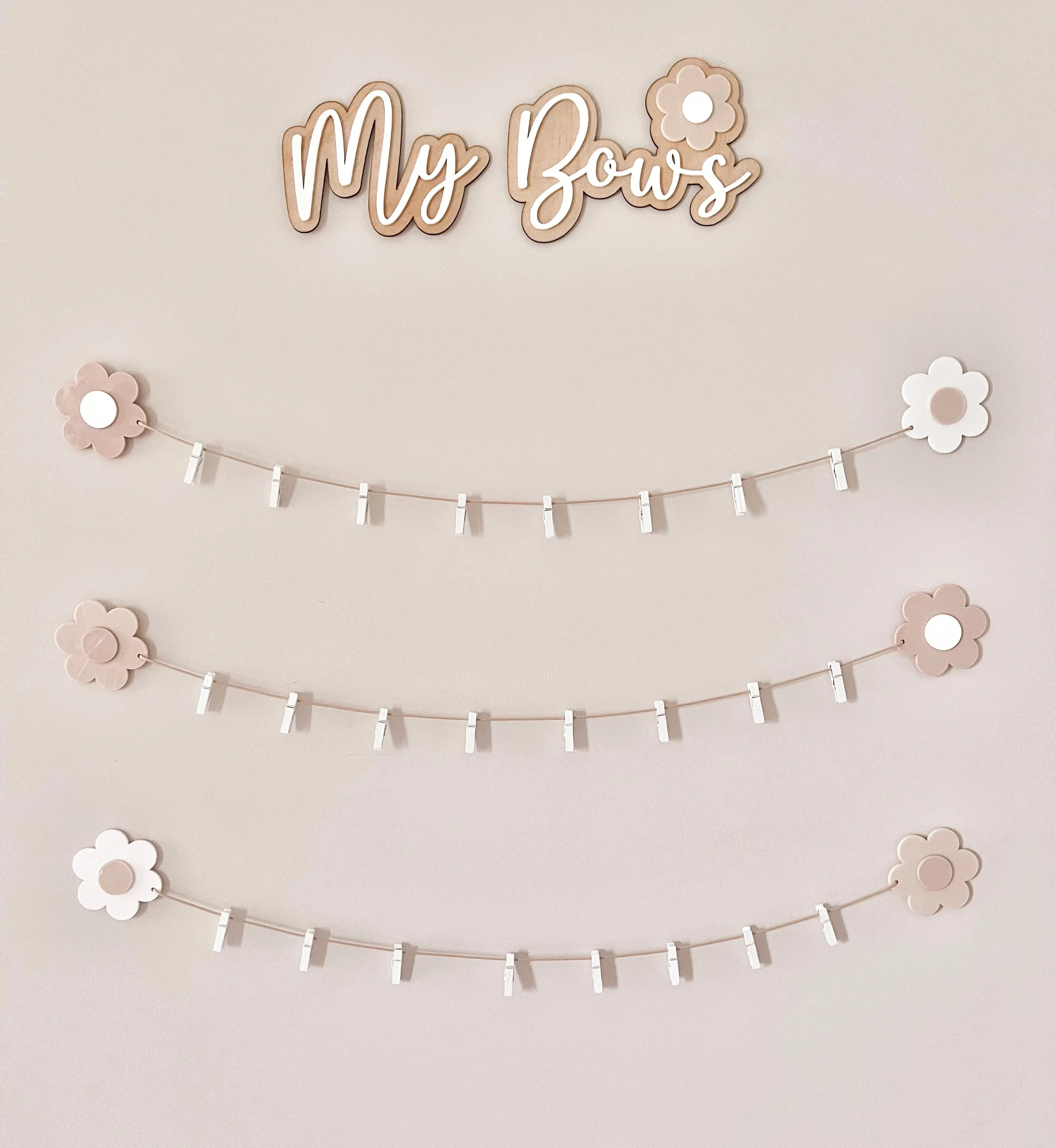 Daisy Bow Holder -  Large