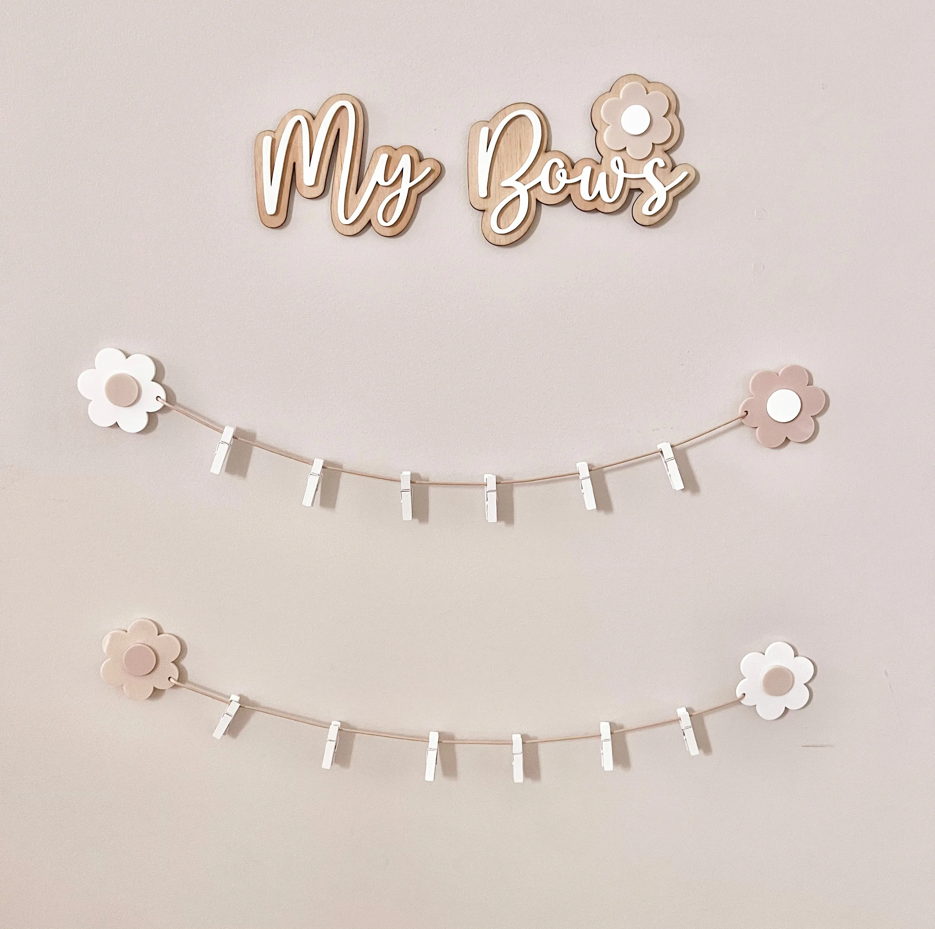 Daisy Bow Holder -  Small