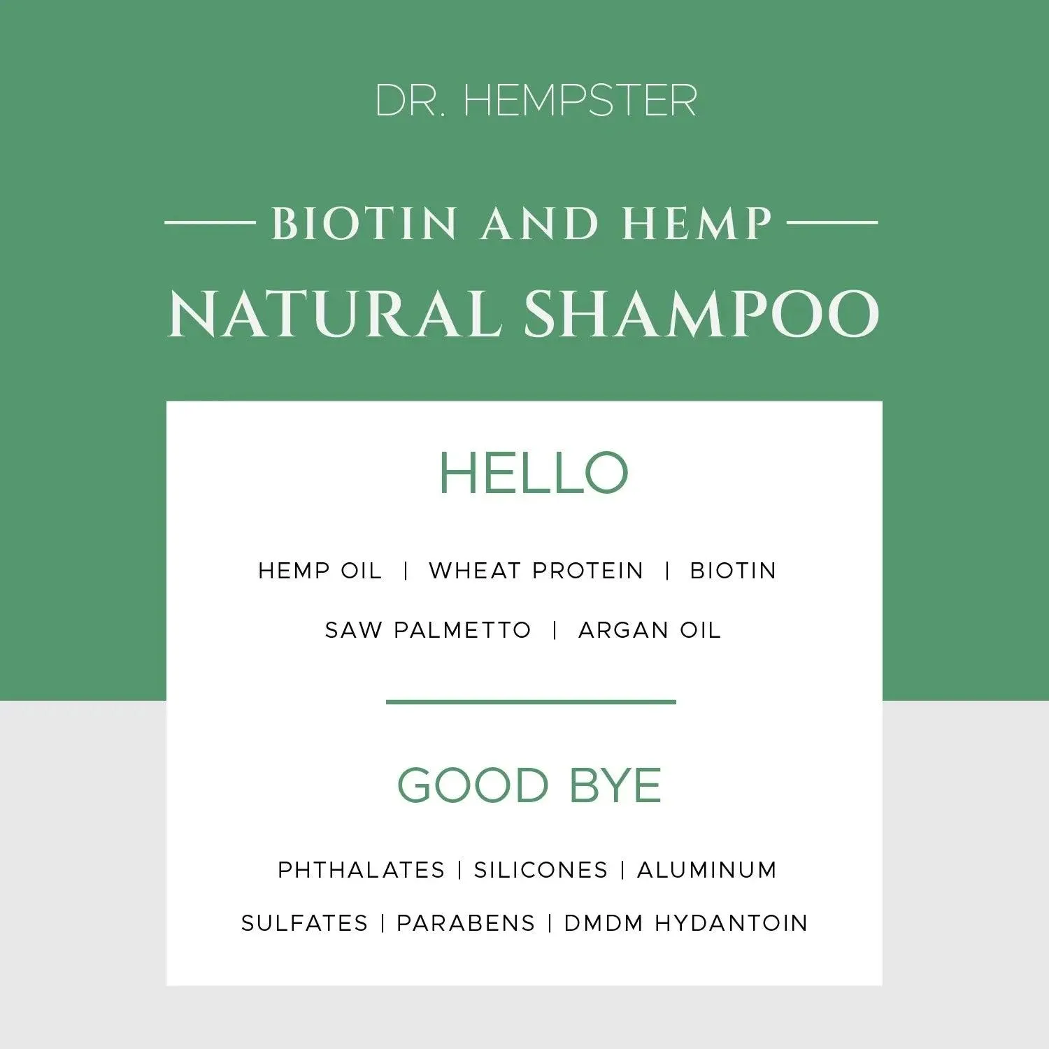 Dr. Hempster Anti-Hair Loss Shampoo