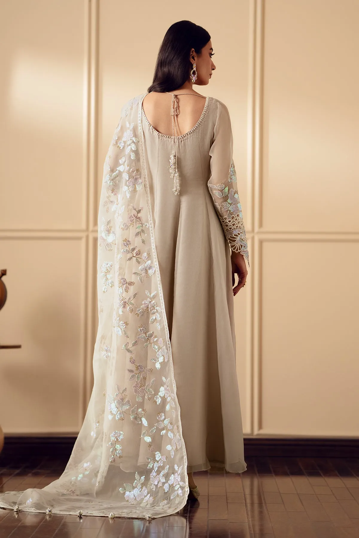 EMBROIDERED CHIFFON PR-893