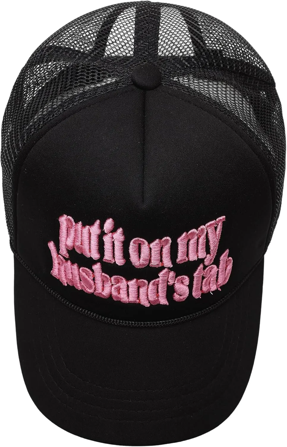 Embroidered Lettering Print Truck Hat Baseball Cap Trucker Mesh Snapback Hat