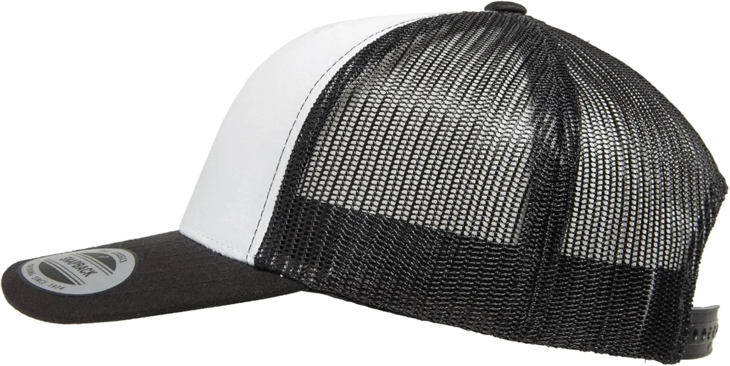 Embroidered Outdoors Mountain Trucker Snapback Cap Mesh Back Men and Women