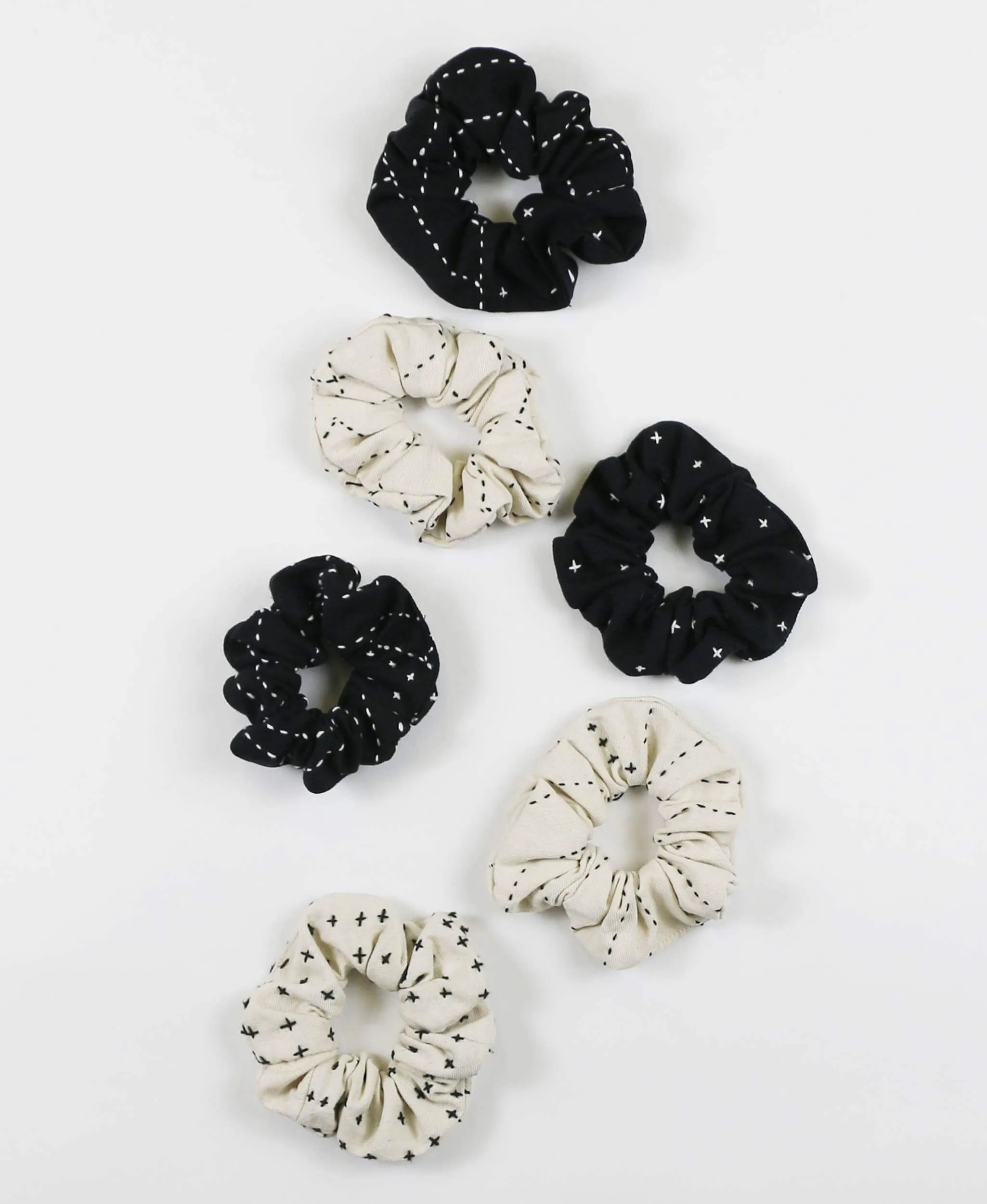 Embroidered Scrunchie