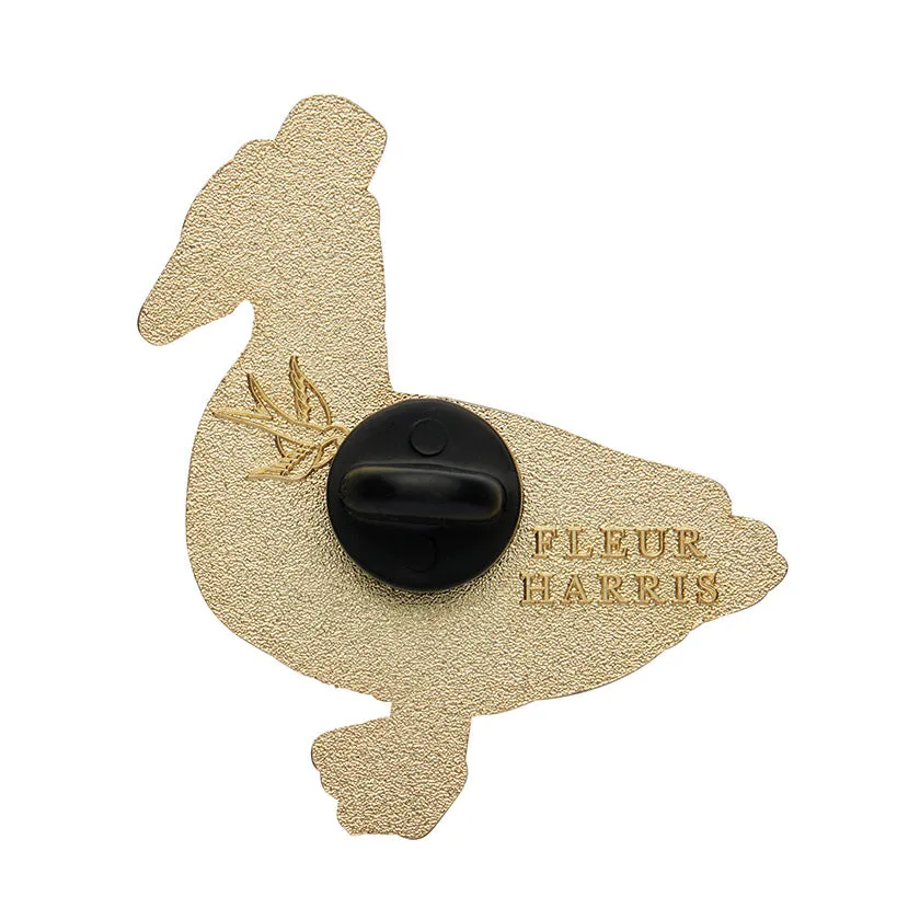Erstwilder x Fleur Harris - Well-Dressed Duck Enamel Pin