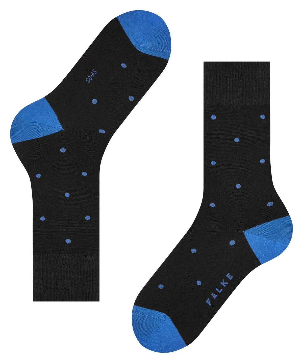Falke Dot Sock 13269 3010 Black/Sapphire