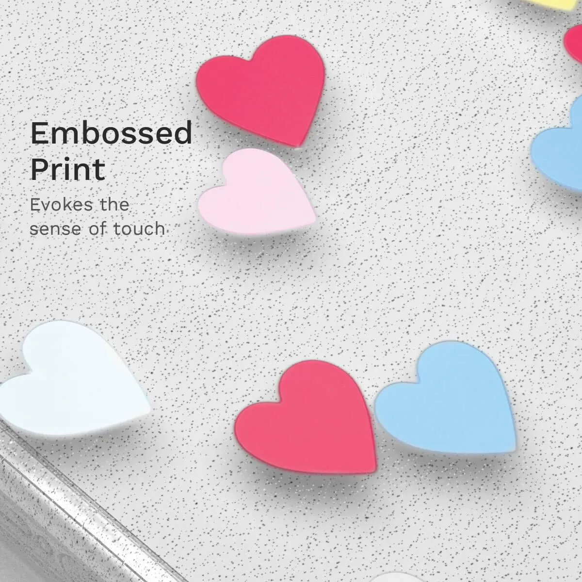 Flying Hearts Glitter Printed S24 Phone Case