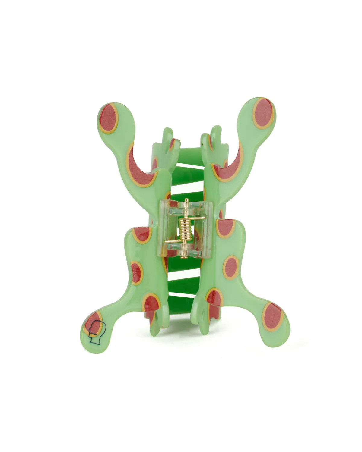 Vibrant Green Gaspar Butterfly Hair Clip - Elegant Accessory
