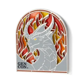 Genevieve Stained Glass Pin